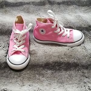 Converse Pink Hightop Toddler Shoes